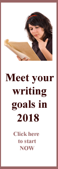 meet your writing goals in 2018